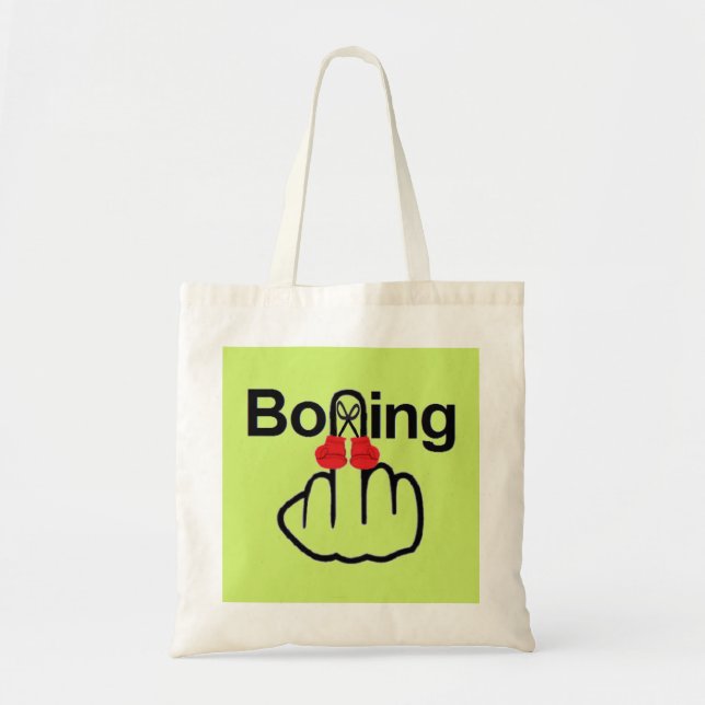 Tote Bag Retourner de boîte à bagages (Devant)
