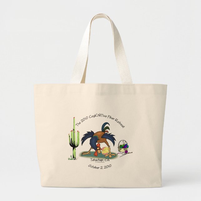 Tote Bag Retraite 2010 de fibre grand Fourre-tout (Devant)