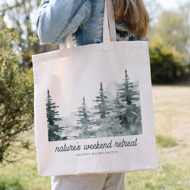 Tote Bag Retraite de week-end en forêt pour célibataires fé (Créateur téléchargé)