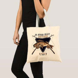 Tote Bag Retraite drôle Personnalisée Ofish Retraité
