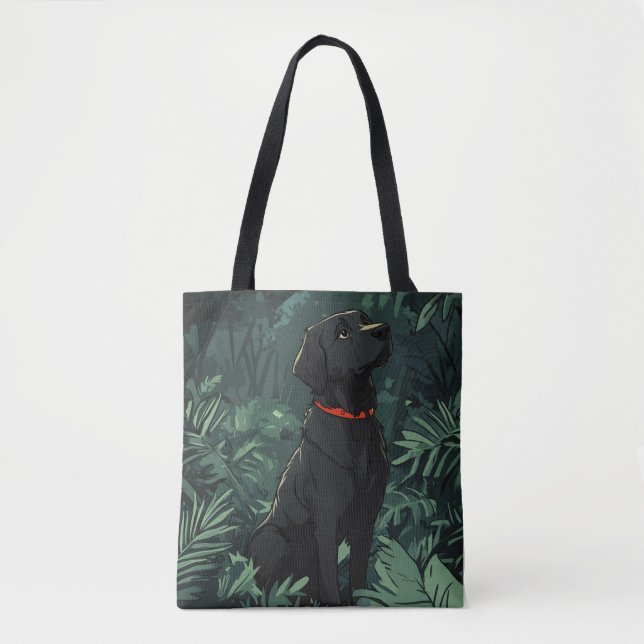 Tote Bag Rétrificateur noir placé (Devant)