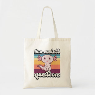 Tote Bag Rétro 90s Axolotl Drôle Vous Questions Axolotl