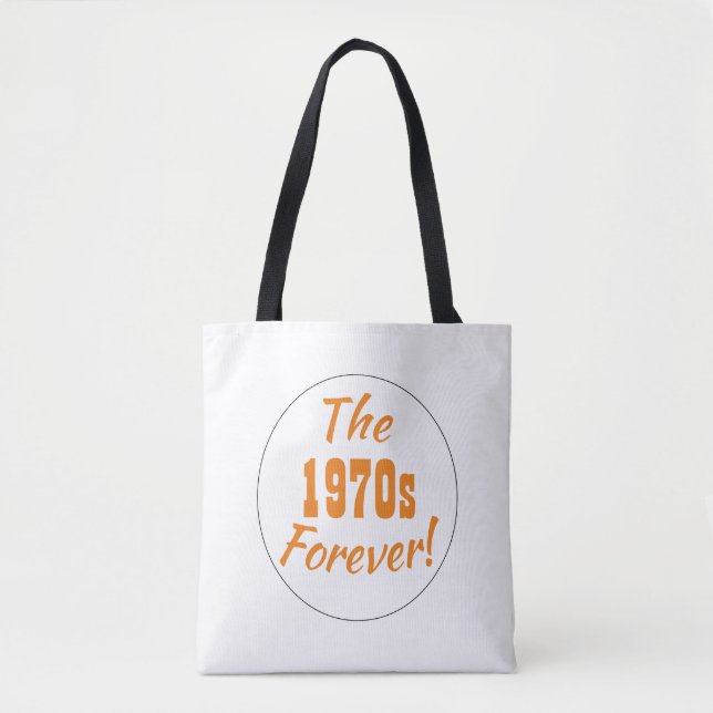 Tote Bag Rétro Années 70 Forever (Devant)