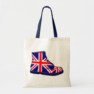 Tote Bag Rétro art de bruit de botte des anglais de regard
