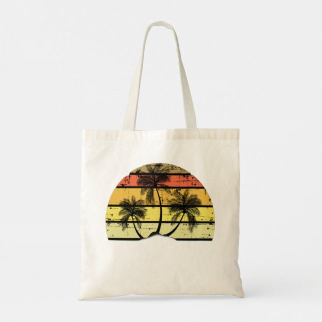 Tote Bag Retro Beach Life (Dos)