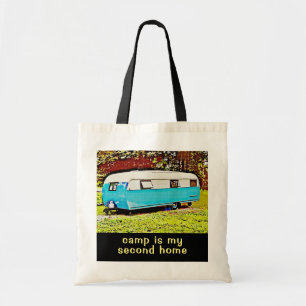 Tote Bag Rétro Camper Trailer est ma deuxième maison