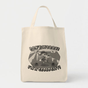 Tote Bag Retro Cartoon - Ne vous inquiétez pas, je suis géo