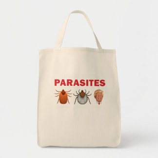 Tote Bag Retro Connaissez Vos Parasites Luna Tick Anti Trum