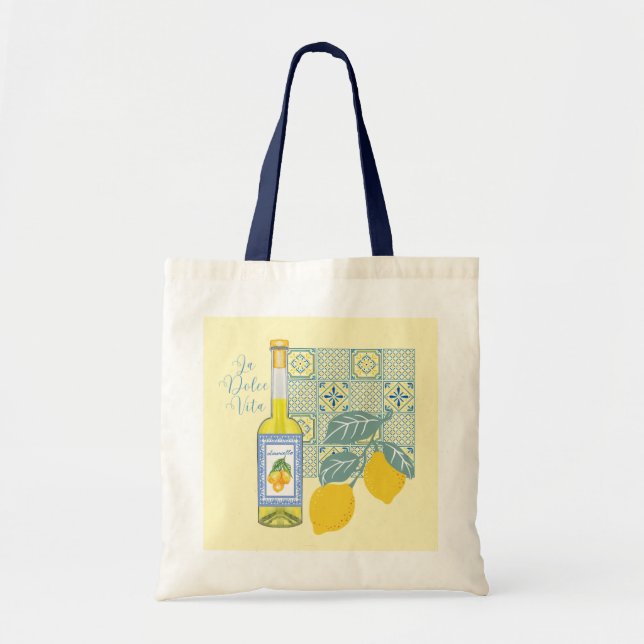 Tote Bag Rétro de la ferme de citron (Devant)