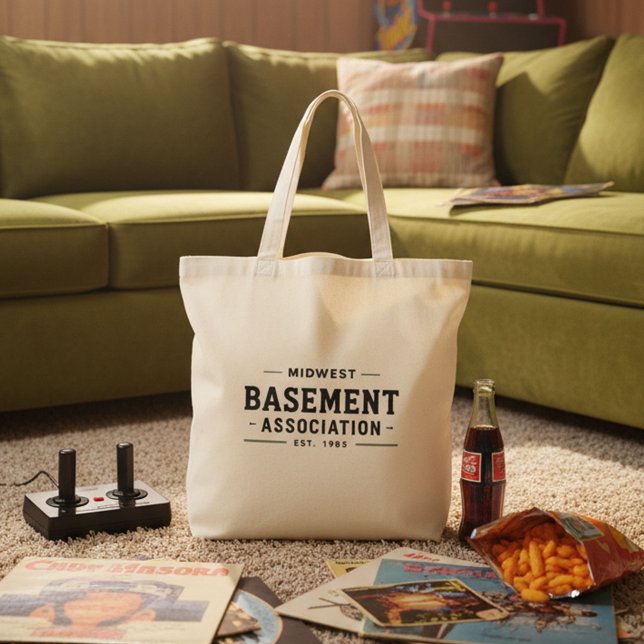 Tote Bag Rétro drôle nostalgique du Midwest Throwback (Créateur téléchargé)