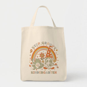 Tote Bag Retro Enseignant de maternelle Super Retour à l'éc