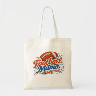 Tote Bag Retro Football Mama 