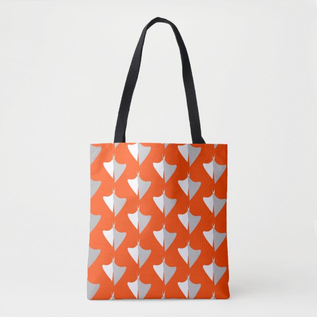 Tote Bag Retro geometric shapes with seamless patternabstra (Devant)