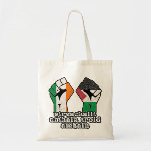 Tote Bag Rétro Irlande Palestine Solidarité Première révolu