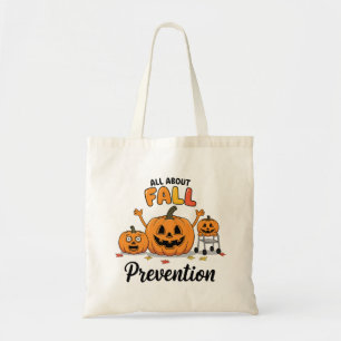 Tote Bag Rétro J'aime la prévention des chutes Chutes Profe
