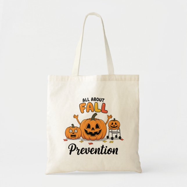 Tote Bag Rétro J'aime la prévention des chutes Chutes Profe (Devant)
