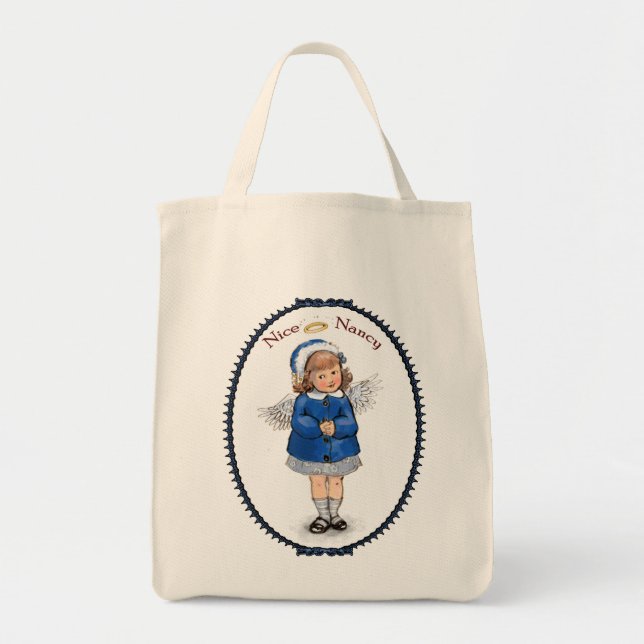 Tote Bag Rétro Jolie Nancy (Devant)
