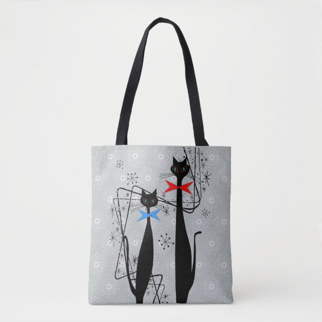 Tote Bag Retro l'ère atomique milieu du siècle moderne Cool (Devant)