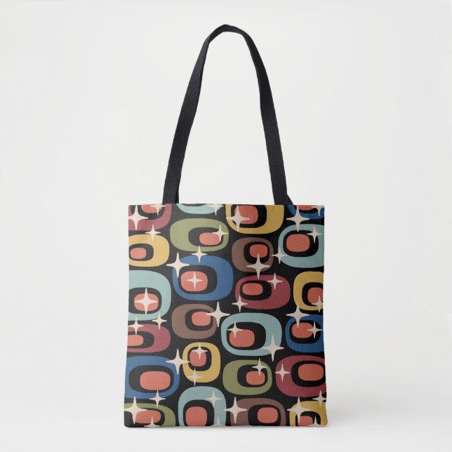 Tote Bag Retro Mid Century Modern Abstract (Devant)