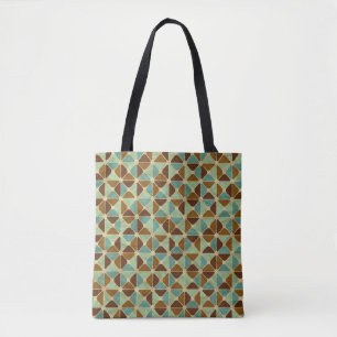 Tote Bag Rétro motif géométrique