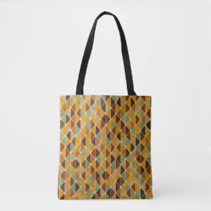 Tote Bag Rétro motif géométrique 3