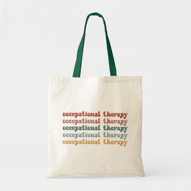Tote Bag Retro OT ergothérapie OT étudiant (Devant)