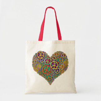 Tote Bag Rétro paix de cru de mod