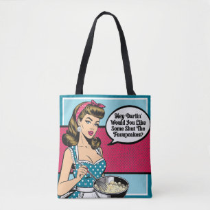 Tote Bag Retro Pinup_ Hey Darlin