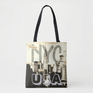 Tote Bag Retro Pop Art Comic New York City NYC USA