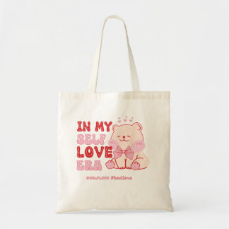 Tote Bag Retro Saint Valentin Amour de soi Era Teddy Bear