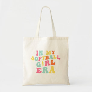 Tote Bag Retro Super Dans Mon Époque De Fille De Softball