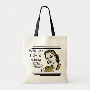 Tote Bag Rétro T-shirts et cadeaux de bonne d'enfants