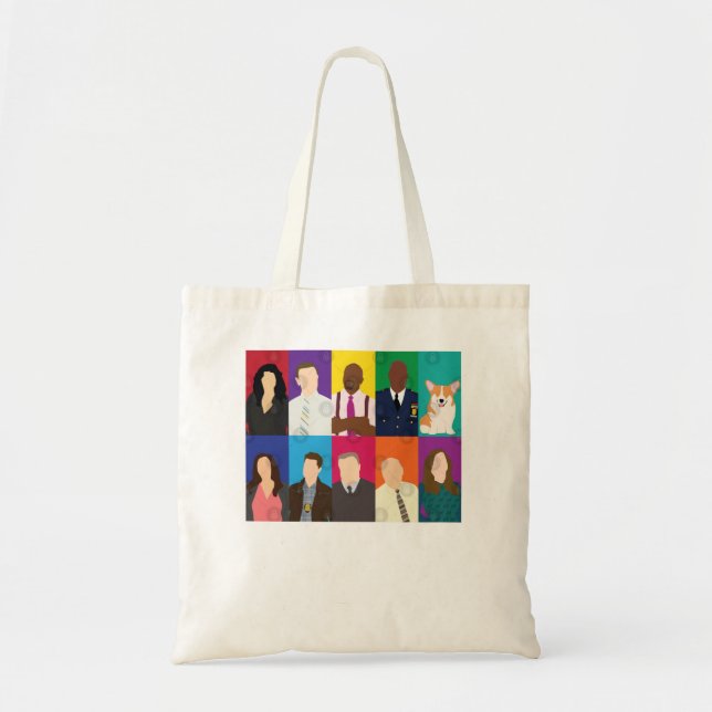 Tote Bag Retro Vintage Brooklyn Nine Retro Vintage (Devant)