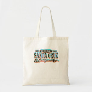 Tote Bag Retro Vintage détendu Look Père Noël Cruz Surf 2