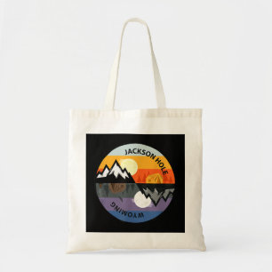 Tote Bag Retro Vintage Jackson Hole, Wyoming Souvenir