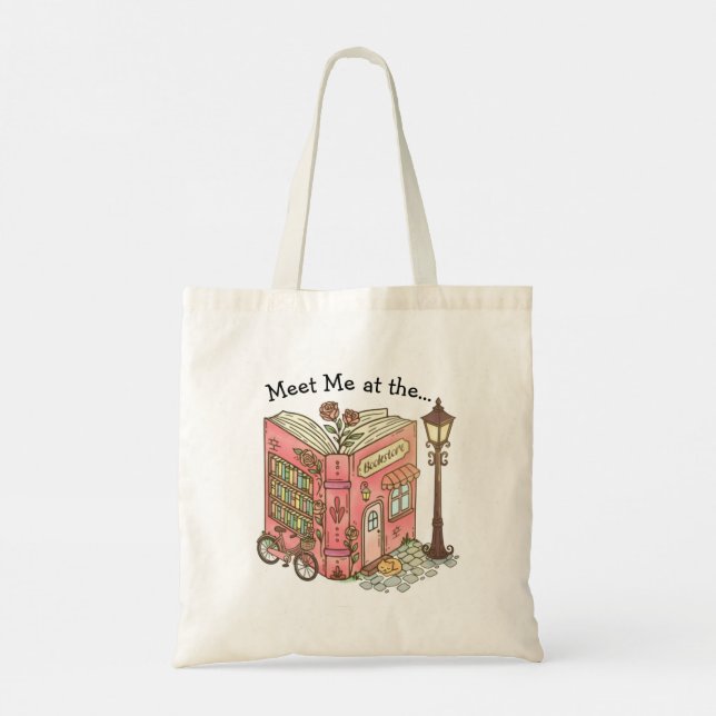 Tote Bag Retrouvez-Moi À La Librairie (Dos)