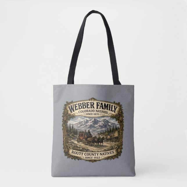 Tote Bag Réunion de la famille Webber (Devant)