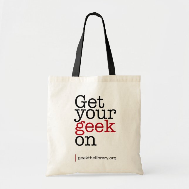 Tote Bag Réussissez votre geek (Devant)
