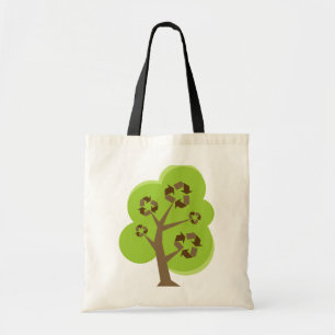 Tote Bag Réutilisez le vert d'arbre