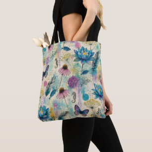 Tote Bag Rêve Aquatique Floral Vibrant