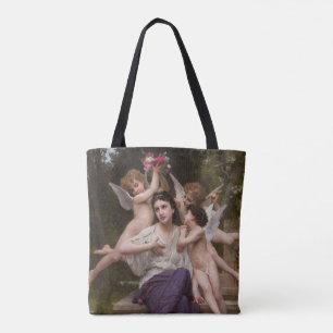 Tote Bag Rêve de printemps, par Bouguereau