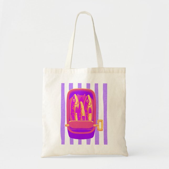 Tote Bag Rêve de sardine (Devant)