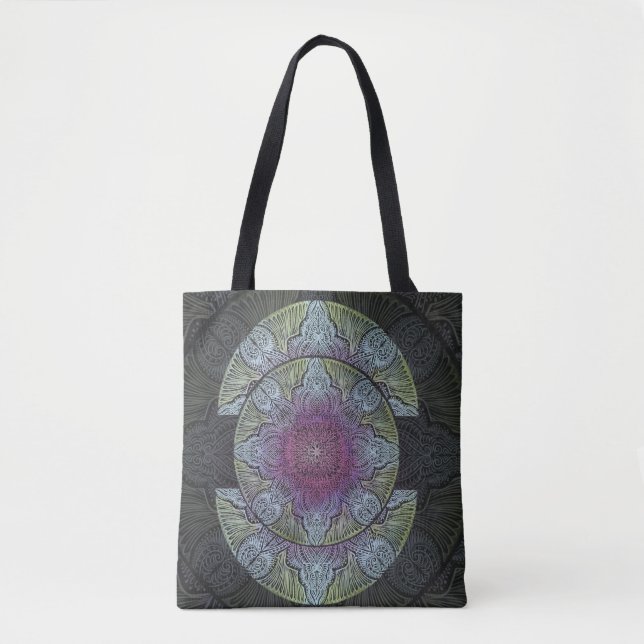 Tote Bag Réveil zen, reiki, guérison, chakra (Devant)