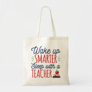 Tote Bag Réveillez-vous dormez intelligemment avec un ensei