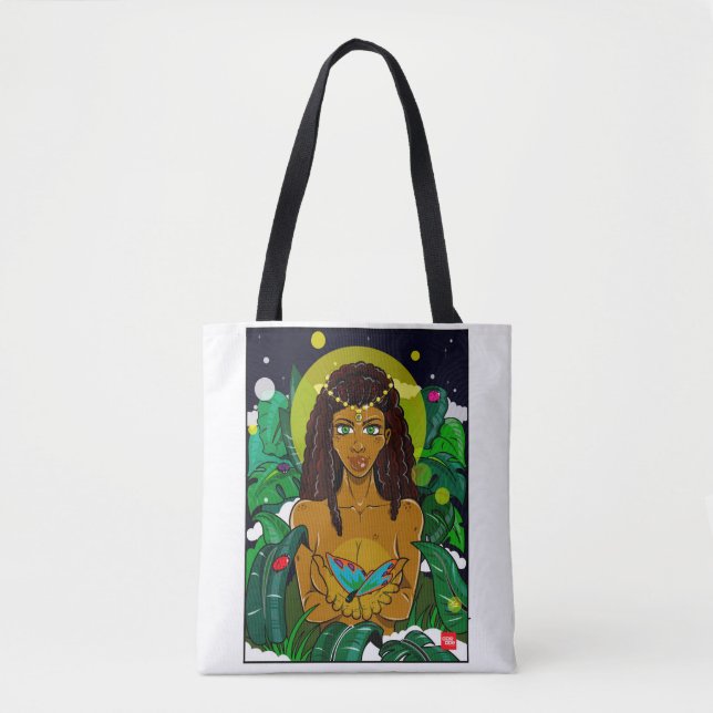 Tote Bag Réveillon dans le jardin Fourre-tout (Devant)