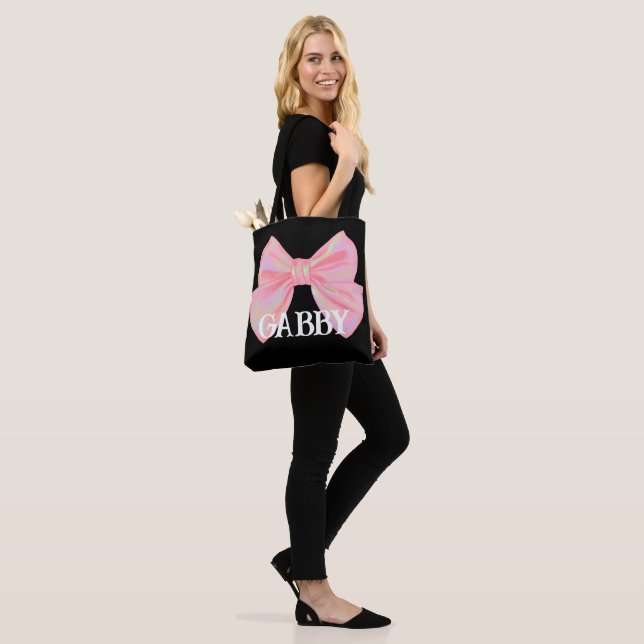 Tote Bag Révélation du nom de Gabby Signification Minimalis (Sur le modèle)