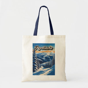 Tote Bag Revelstoke Canada Vintage hivernal