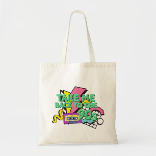 Tote Bag Revenez à 90s Color Pop Art