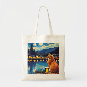Tote Bag Rêver de houblon et d'étoiles Nuit Starry