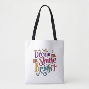 Tote Bag Rêver grand, brillant Épaule Fourre-tout